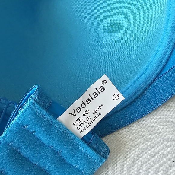 Vadalala Blue Bra Size 40DD - Picture 4 of 7